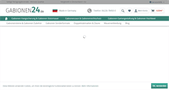 Desktop Screenshot of gabionen24.de