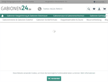 Tablet Screenshot of gabionen24.de